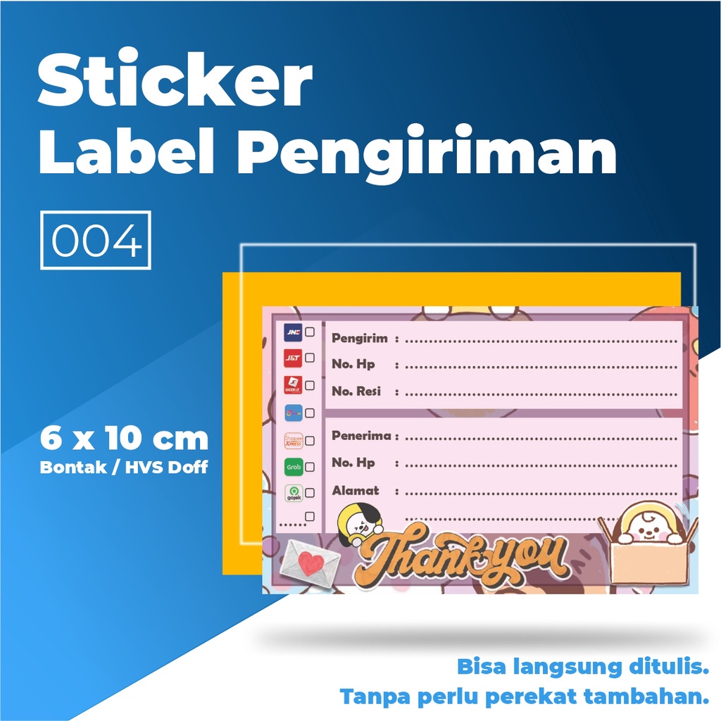 Stiker Pengiriman / Stiker Pengiriman Olshop / Stiker Label Pengiriman / Sticker Fragile-004