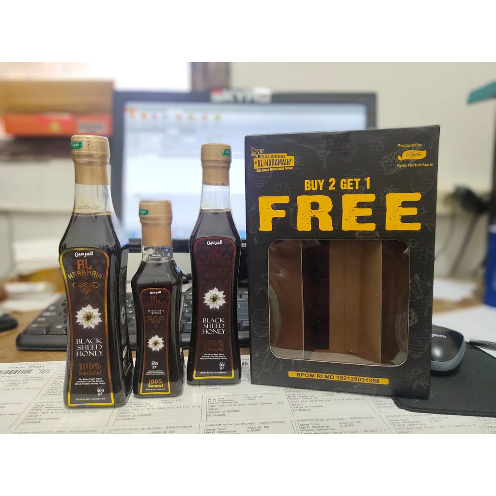 Madu Haramain  500 x 2 Gr Free 250 Gr I Bukan Al Shifa Kemasan Baru