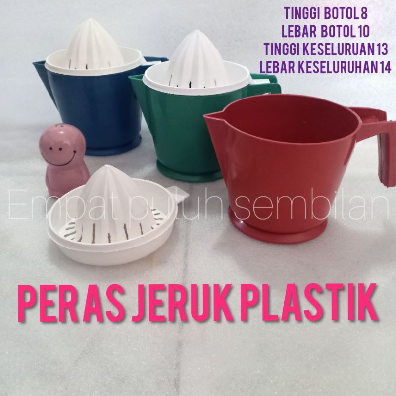 peras jeruk plastik gelas / peras jeruk manual