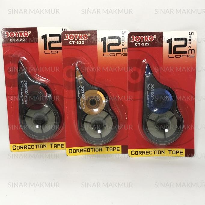 

Correction Tape / Tipex Kertas Joyko CT-522