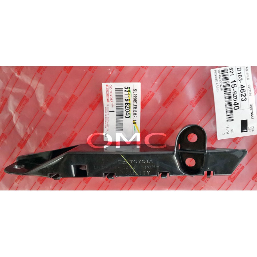 Support Bracket Breket Bumper Depan Kanan atau Kiri Avanza Xenia Old 52115-BZ040 | 52116-BZ040