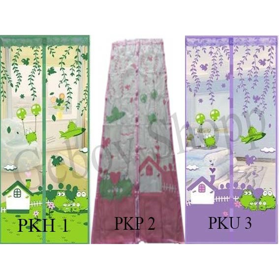 Tirai Nyamuk Magnet Motif PREMIUM