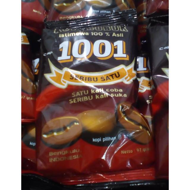 

[95gr] Kopi 1001 asli Bengkulu