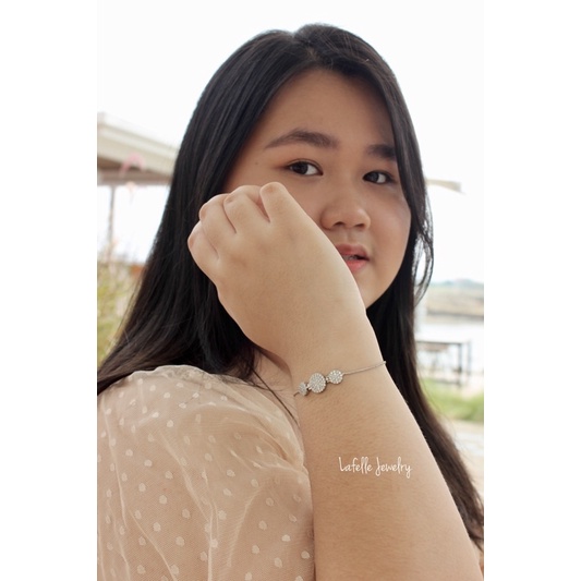 Gelang Serut Titanium Anti Karat Lafelle Stormi Bracelet