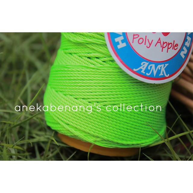 Benang Rajut Poly Apel / Apple Yarn - 5388 (Hijau Neon)