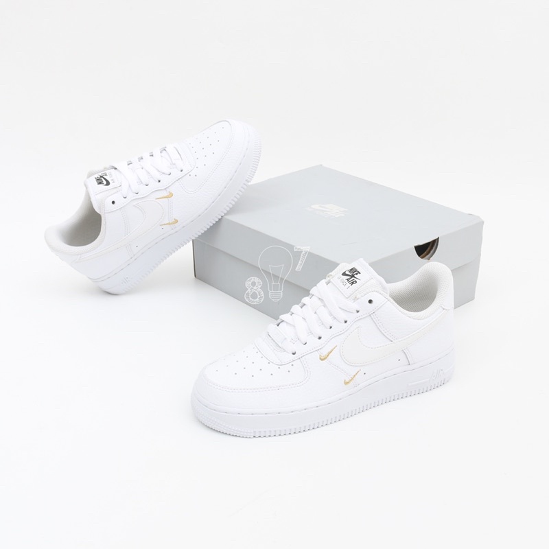 Air Force 1 Low White Gold Metallic Women