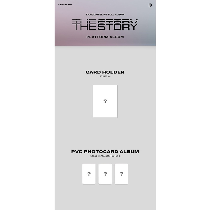 Kang Daniel - 1st Full Album THE STORY (Platform ver)