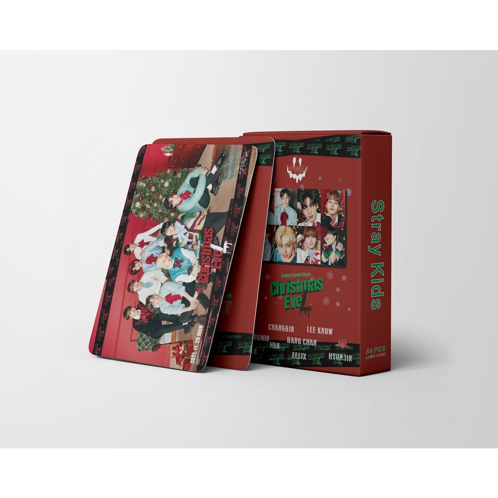 54pcs Kartu Pos Lomo Foto Tema Natal Untuk Anak