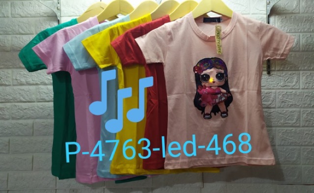 PROMO LIVE SHOPEE KAOS LED ANAK MOTIF CAMPUR CEWE COWO KHUSUS LIVE SHOPEE