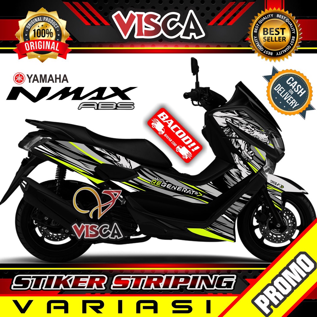 Striping Nmax Old - Stiker Sticker Striping Variasi Lis Yamaha Nmax Old - Striping Hologram Nmax Old