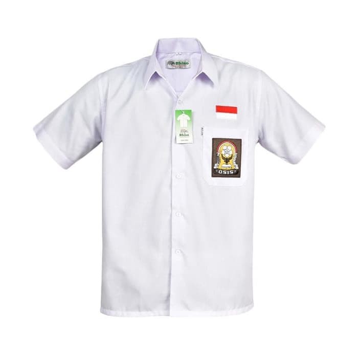 BAJU SERAGAM PUTIH SMA LENGAN PENDEK