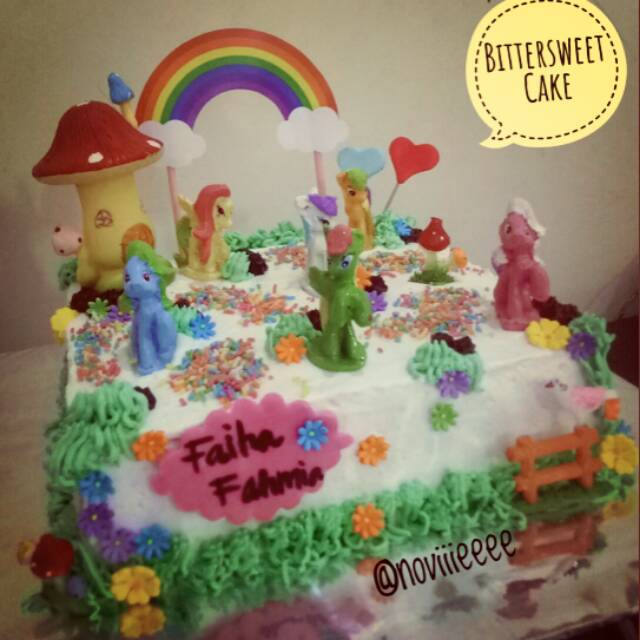 

Kue ulang tahun tema little pony