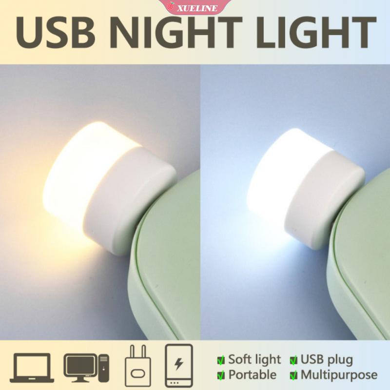 Lampu Malam Led USB Portable Dengan Proteksi Power Charging Untuk Komputer / Handphone