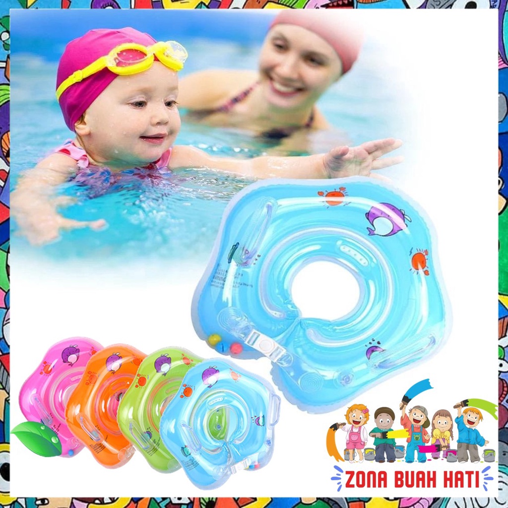 ZBH Neck Ring Pelampung Leher Bayi Ban Renang Leher Ban Leher Bayi  Neck Ring Baby Murah Import