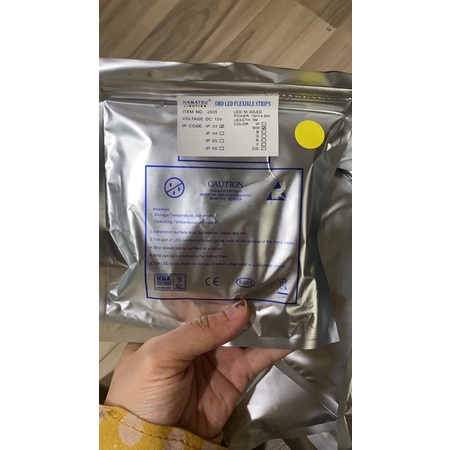 LAMPU LED 5 METER PER ROLL WARNA WARM WHITE