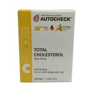 Strip Autocheck Kolesterol / Strip Kolesterol Autocheck Auto Check isi 10 pcs