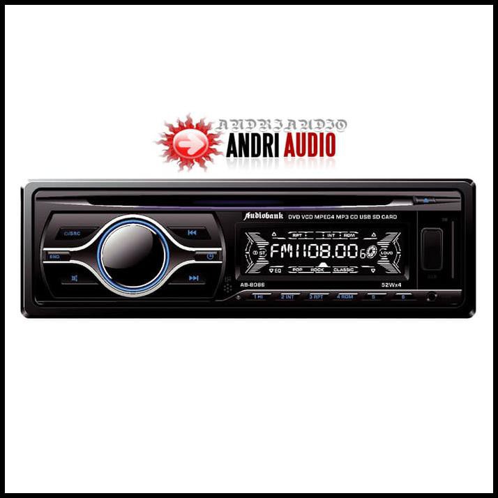 Promo Terbatas Single Din Audiobank Dvd Player / Tape Mobil