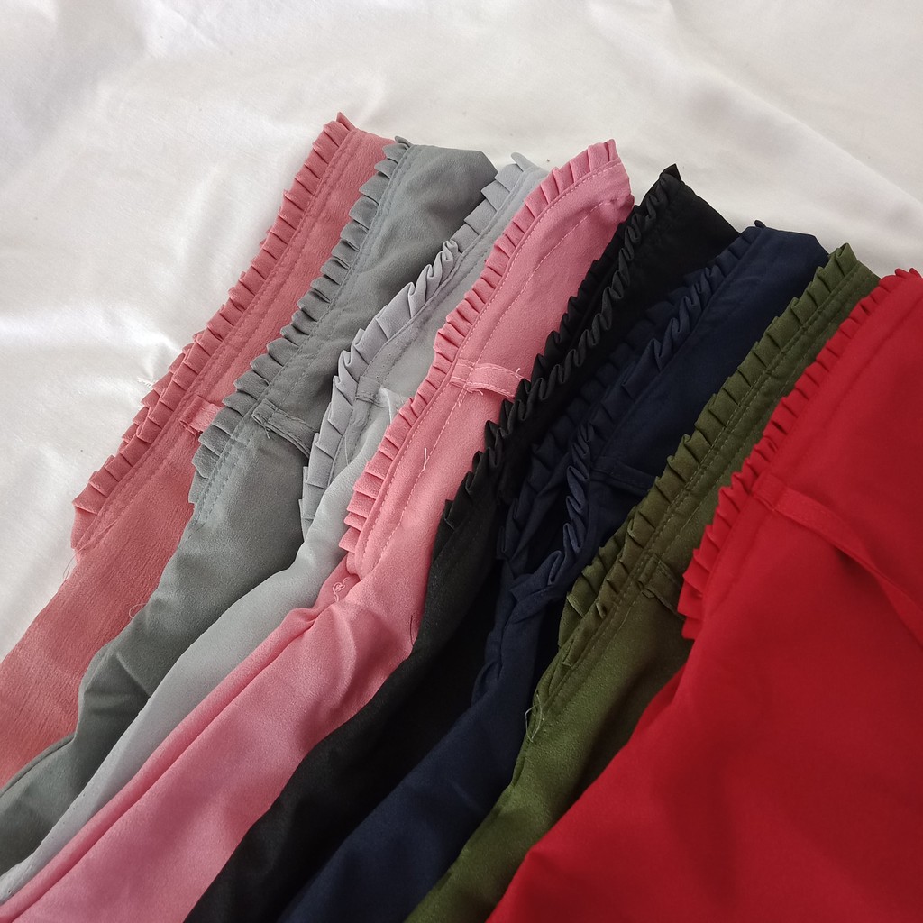 Bergo Maryam Anak Renda Tepi Laser Cut