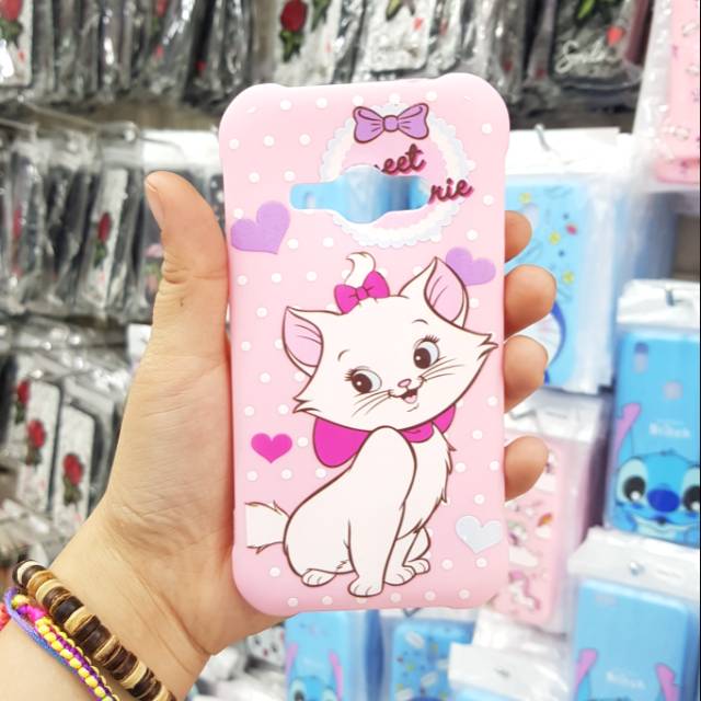 Case glosy kucing cute / Samsung J1ACE