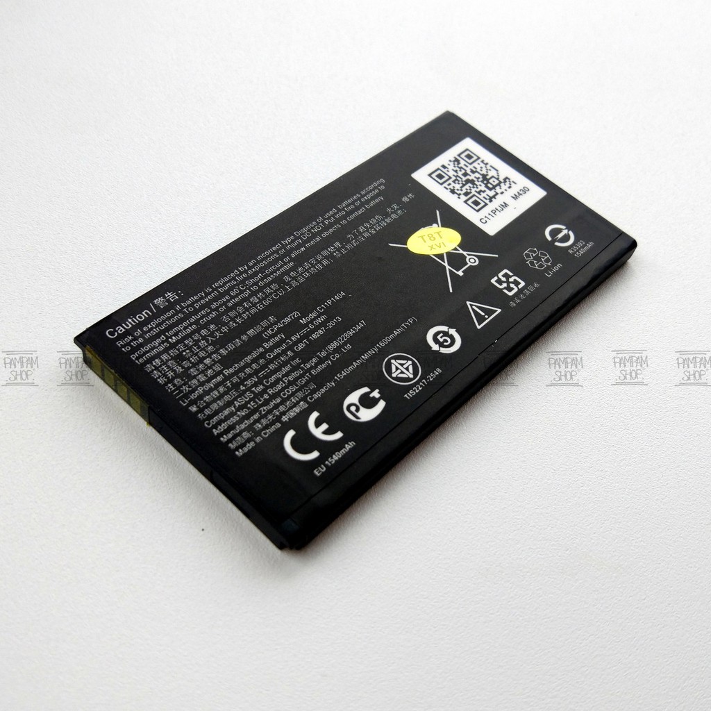 Baterai Asus Zenfone 4 A400CG T001 C11P1404 Original OEM Batrai Batre Battery HP Handphone Ori