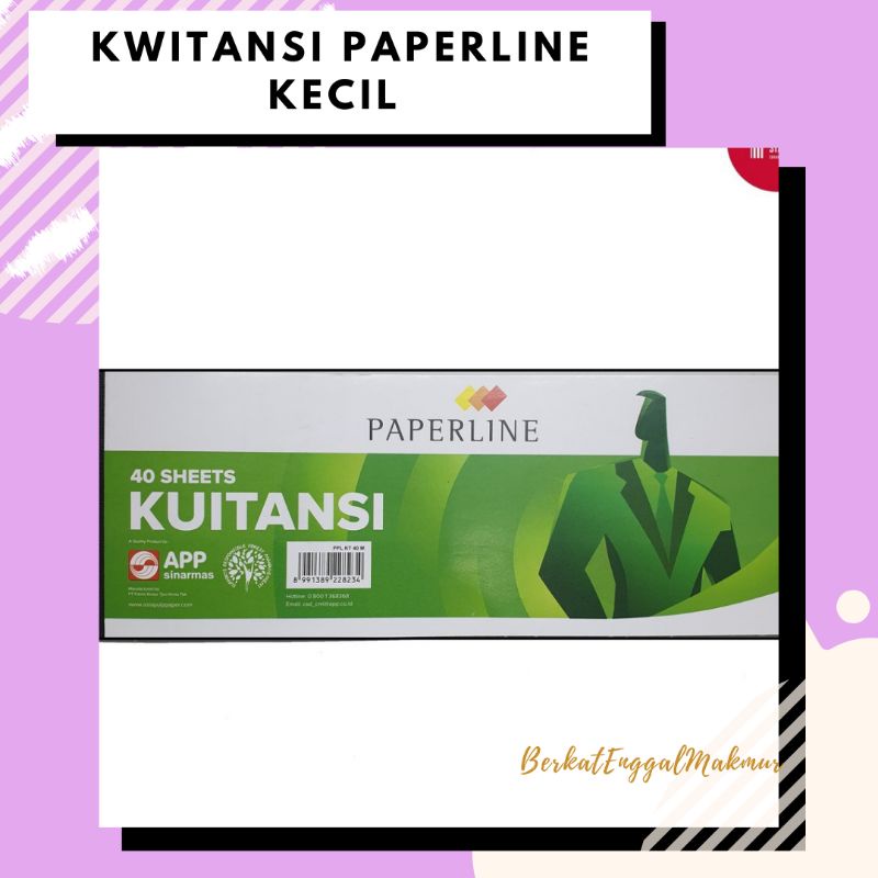 

Buku Kwitansi Nota Kuitansi Paperline Mini Kecil isi 40 lembar