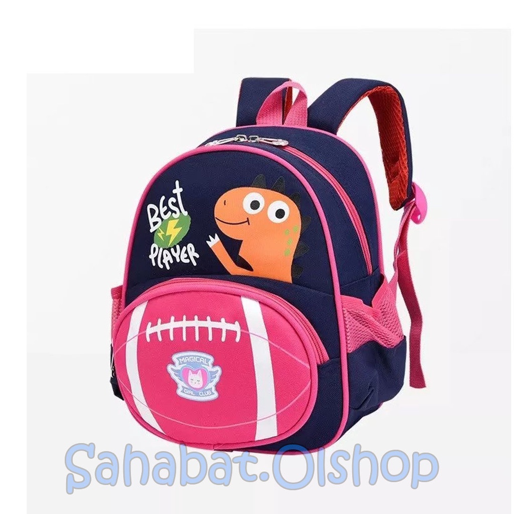 Sahabat Dyno TK/PAUD Tas Ransel Anak Sekolah Laki Perempuan