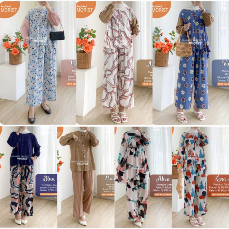 ONE SET RAYON, ORI MORIST, INFO PRODUK MORIST