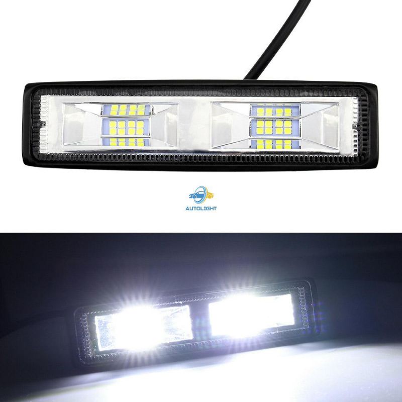 Lampu Tembak Cwl Cree 16 Mata LED 3030/36 Watt 6000K 12V Lampu Sorot Foglamp Mobil &amp;Motor Tembus