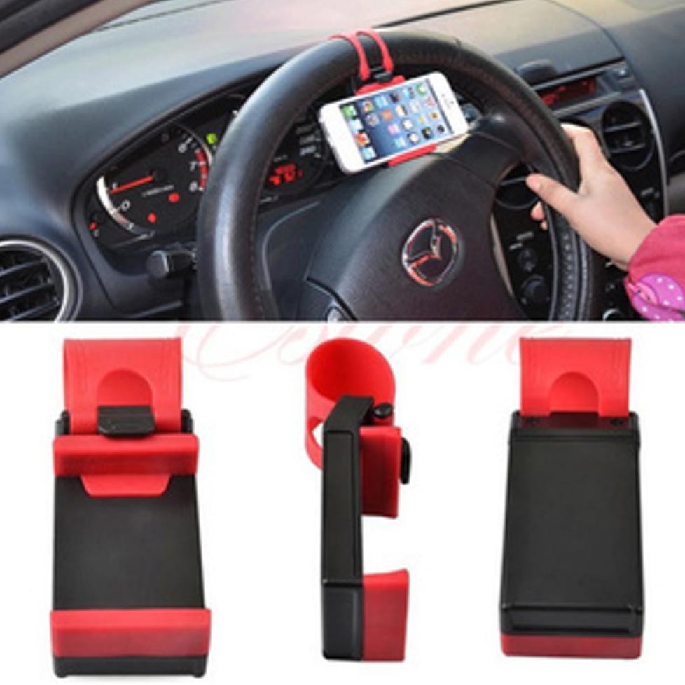 UNIVERSAL PHONE CLIP SOCKET HOLDER / HOLDER HP PADA STIR MOBIL DAN MOTOR