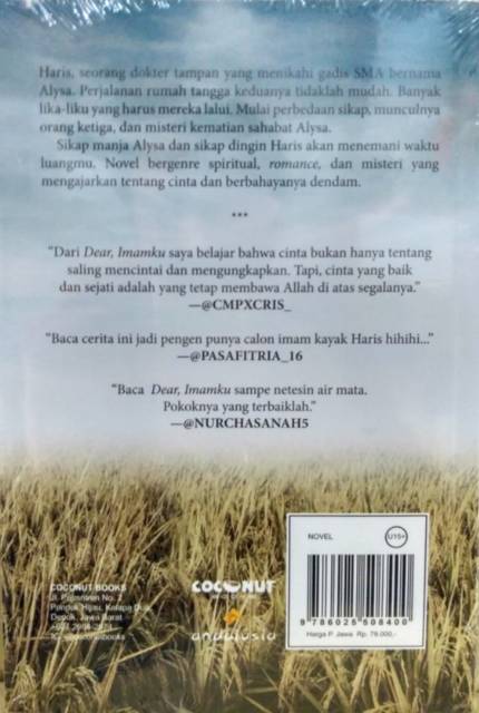 Novel Wattpad Dear Imamku Mellyana Shopee Indonesia