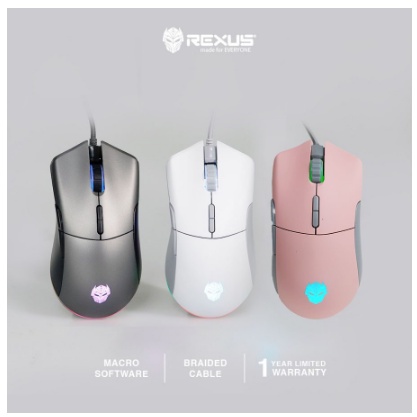 Rexus Xierra X15 RGB Macro Gaming Mouse X 15 / X-15 / Rexus Xierra X15