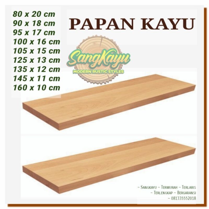 Papan kayu mahoni Papan ambalan talenan bahan bangunan kayu