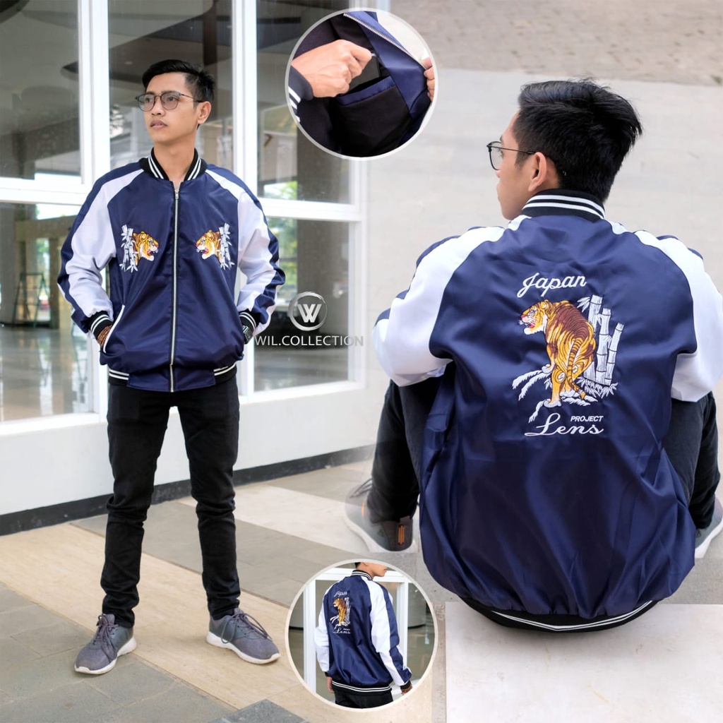 Jaket Sukajan Pria Wanita Distro Original Terbaru Termurah 2021/Jaket sukajan premium/Jaket sukajan 