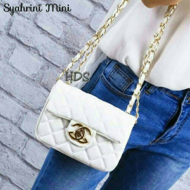 Slingbag syahrini mini tas selempang tas mewah harga murah tas lokal tas wanita terbaru