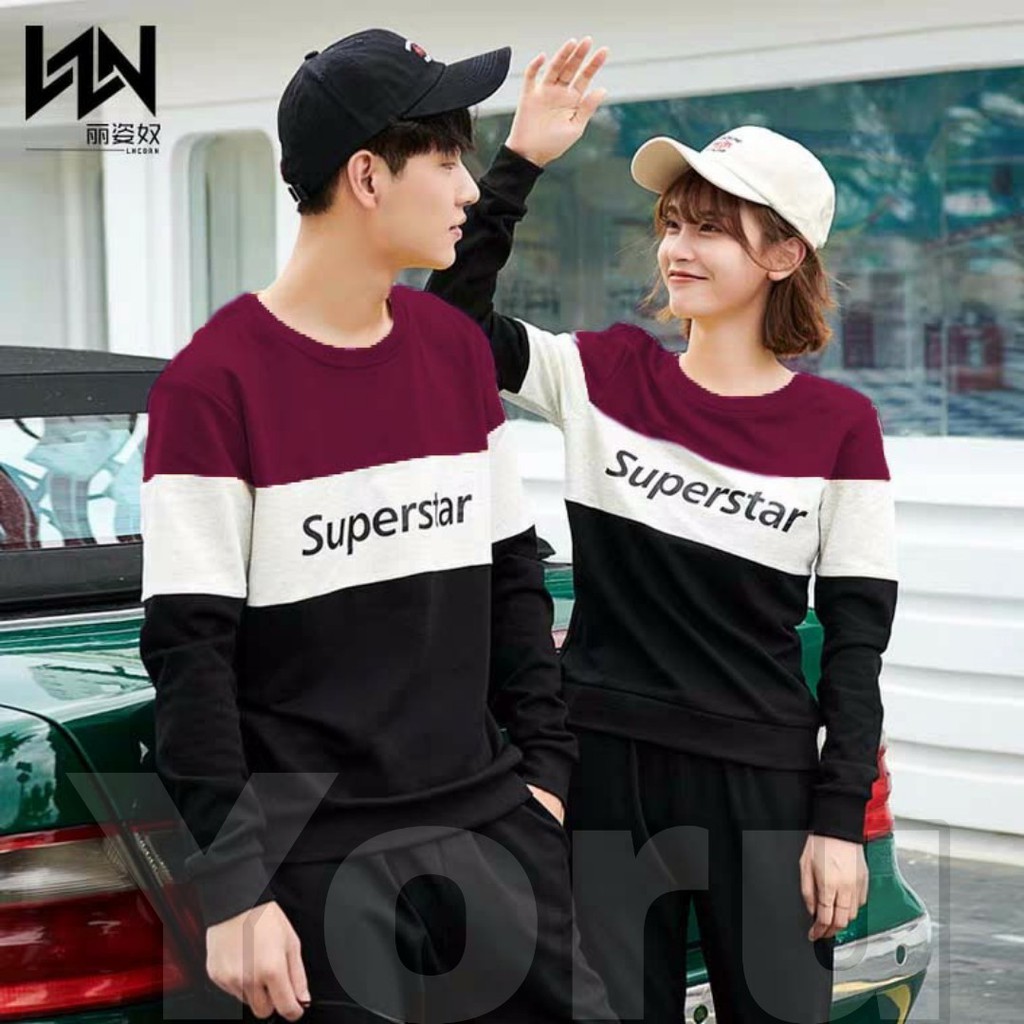 Pamelo Cod CP01 baju couple/baju pasangan/6 warna/baju cp/fashion couple