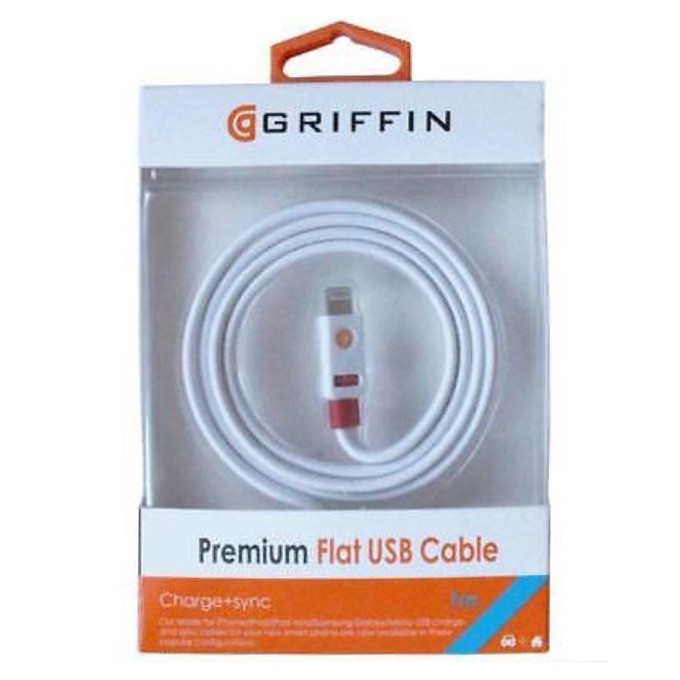 KABEL DATA GRIFFIN LIGHTNING 1 METER CHARGER CABLE KABEL DATA LIGHTNING KABEL IPHONE