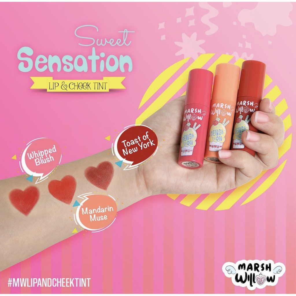 MARSHWILLOW Sweet Sensation Lip &amp; Cheek Tint Whipped Blush by NATASHA WILONA