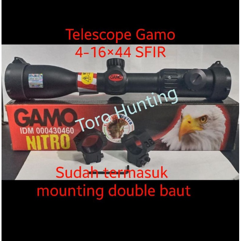 Teleskop Telescope Riflescope Gamo Nitro 4-16×44 sfir