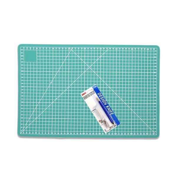 

Paket Hemat - Cutting Mat A3 Double Sided & Pen Cutter Design Knife DAFA
