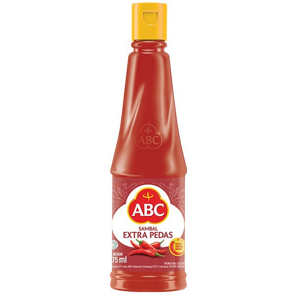 ABC SAMBAL EXTRA PEDAS BOTOL PLASTIK UKURAN 275ML SAOS SAMBEL