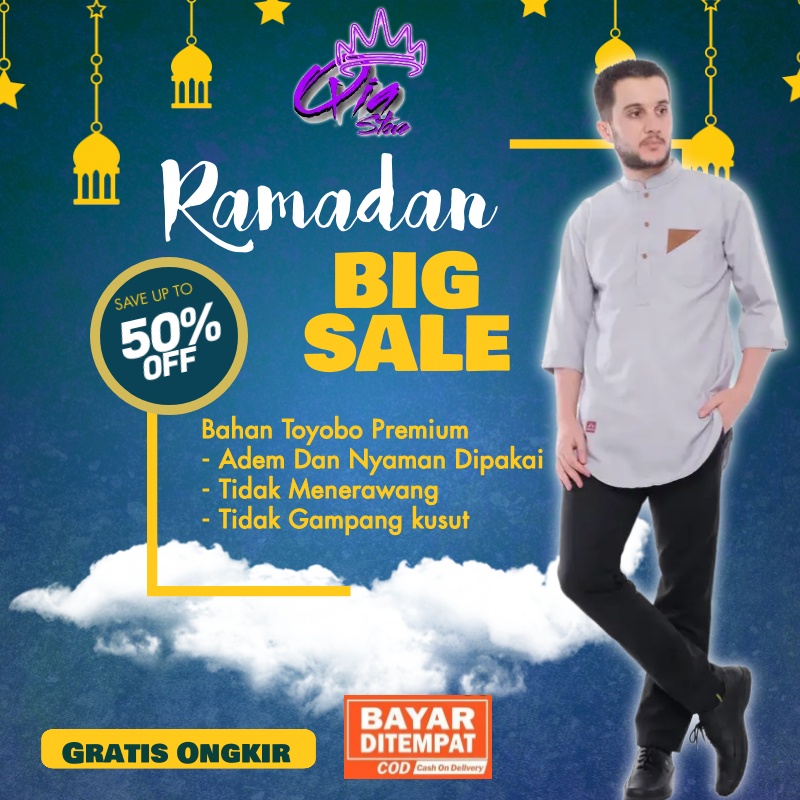Baju Lebaran Pria 2021 Dewasa Remaja Koko Jumbo Lengan Panjang Terbaru Murah Slimfit Kekinian Iban