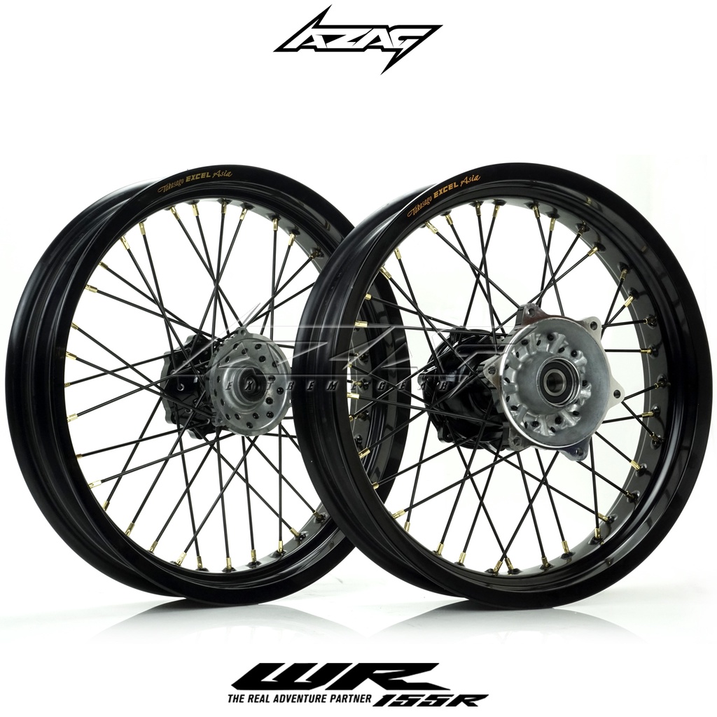 VELG SET SUPERMOTO WR155 EXCEL TAKASAGO ASIA TROMOL WILWOOD