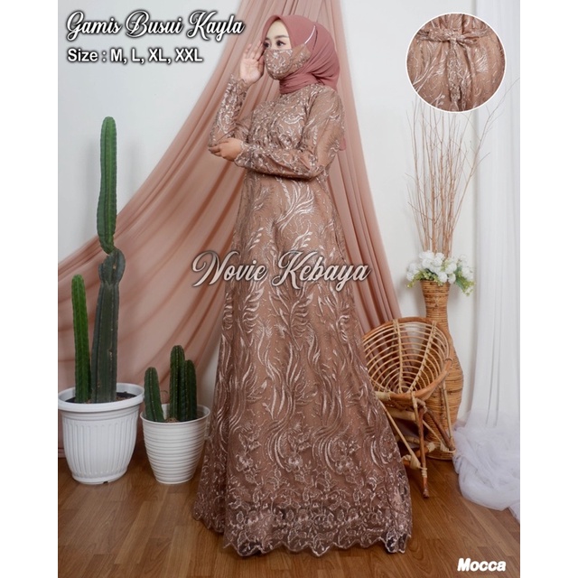 GAMIS BUSUI KAYLA GAMIS PESTA KONDANGAN SUPER MEWAH/GAMIS PESTA TERBARU 2021/GAMIS KONDANGAN TERBARU