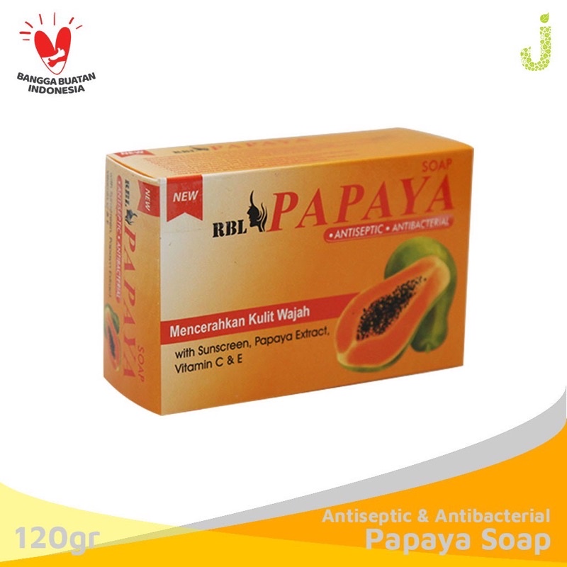 Grosil RBL sabun papaya antiseptic antibacterial/Sabun Batang Cuci Muka Alami