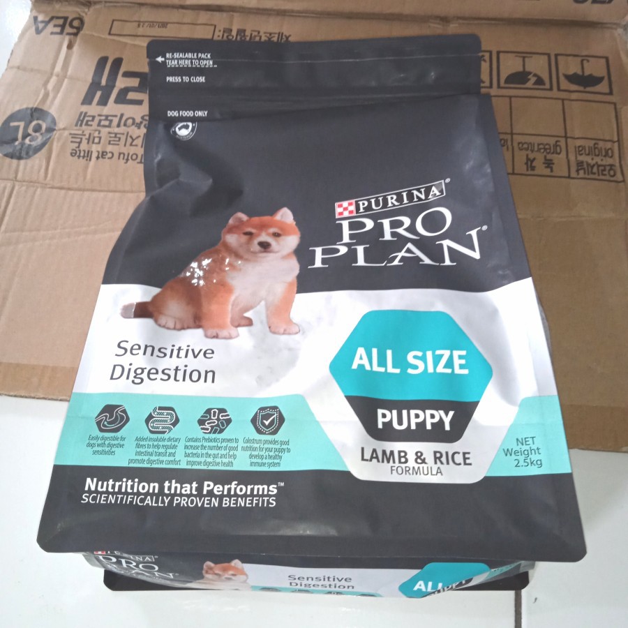 proplan pro plan puppy lamb freshpack 2.5kg 2.5 kg digest medium