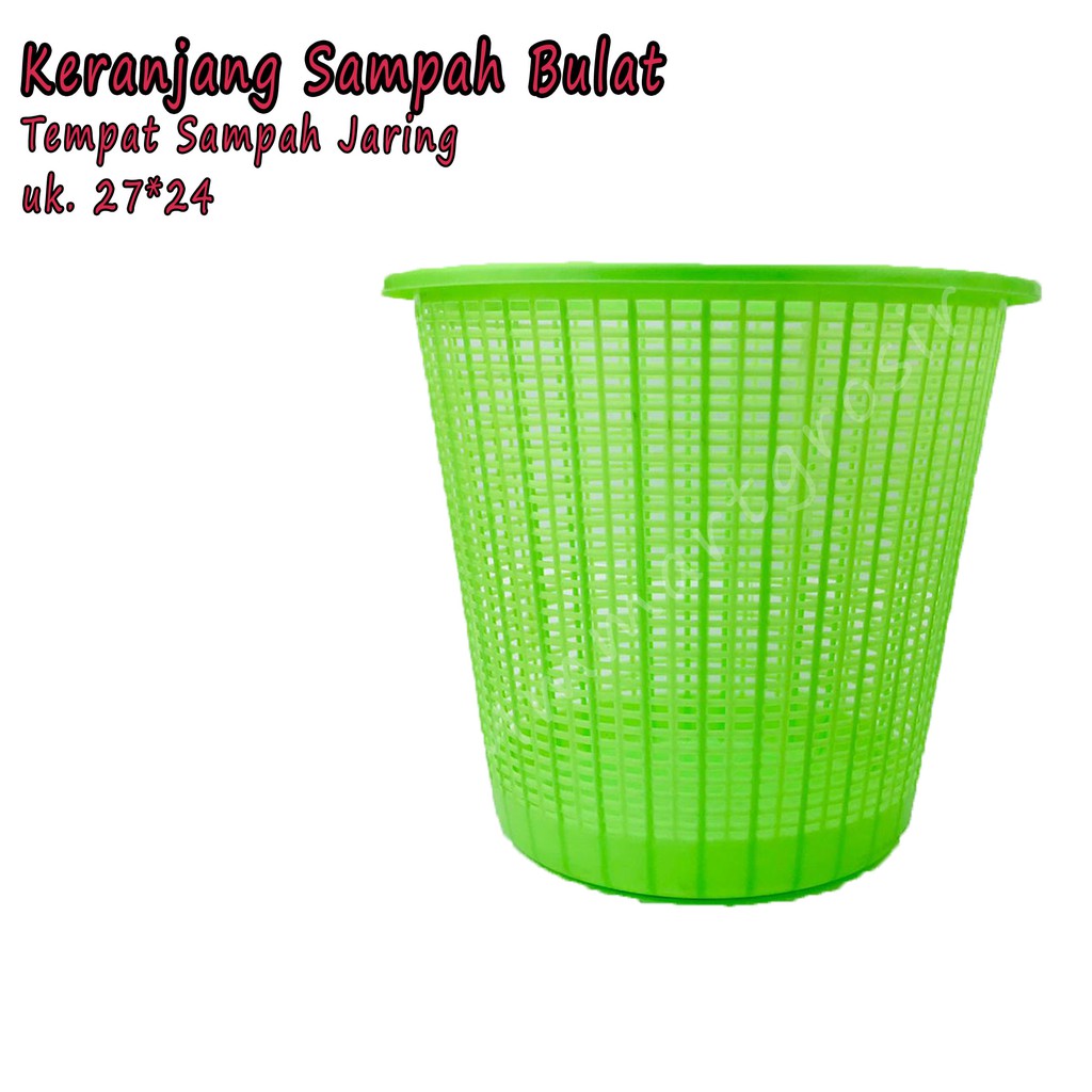 Tempat Sampah * Jaring * Bulat * 27*24cm