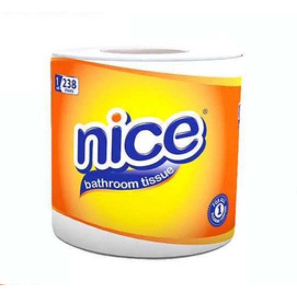 Nice Tissue Toilet Gulung Core Non Emboss Tisu Nice Tissu Nice 1 Roll 238 Sheet