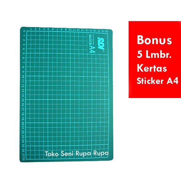 

Alas Potong, Cutting Mat A4, Alas Potong karet, Karet Papan Potong Cutter, Cuting mat A4