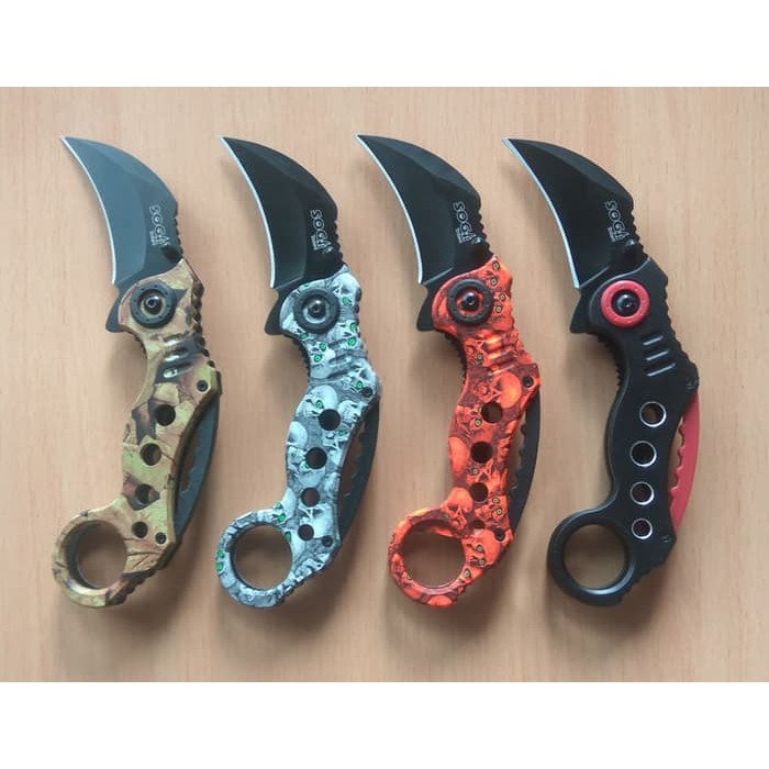 Super Murah! PISAU LIPAT KERAMBIT CK P655-3 KERAMBIT IMPORT SOG P655 SURVIVAL KIT