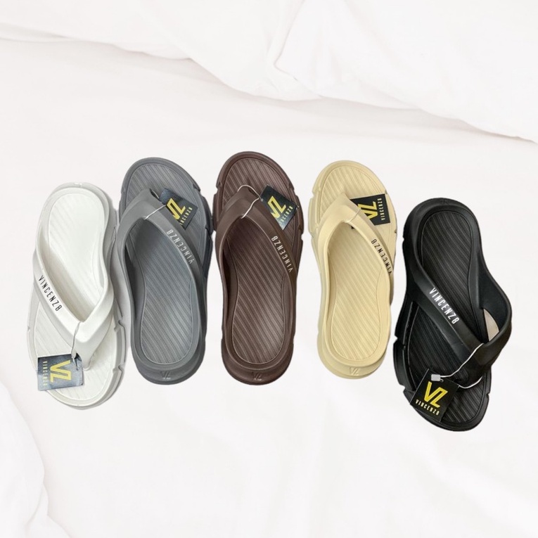 Sandal Ringan Pria VINCENZ8 Sandal Jepit Pria Sandal Casual Pria Sandal Pria Anti Slip Sandal Pria Anti Air Terbaru Sendal Cowok Kekinian Sandal Polos Fhasionable